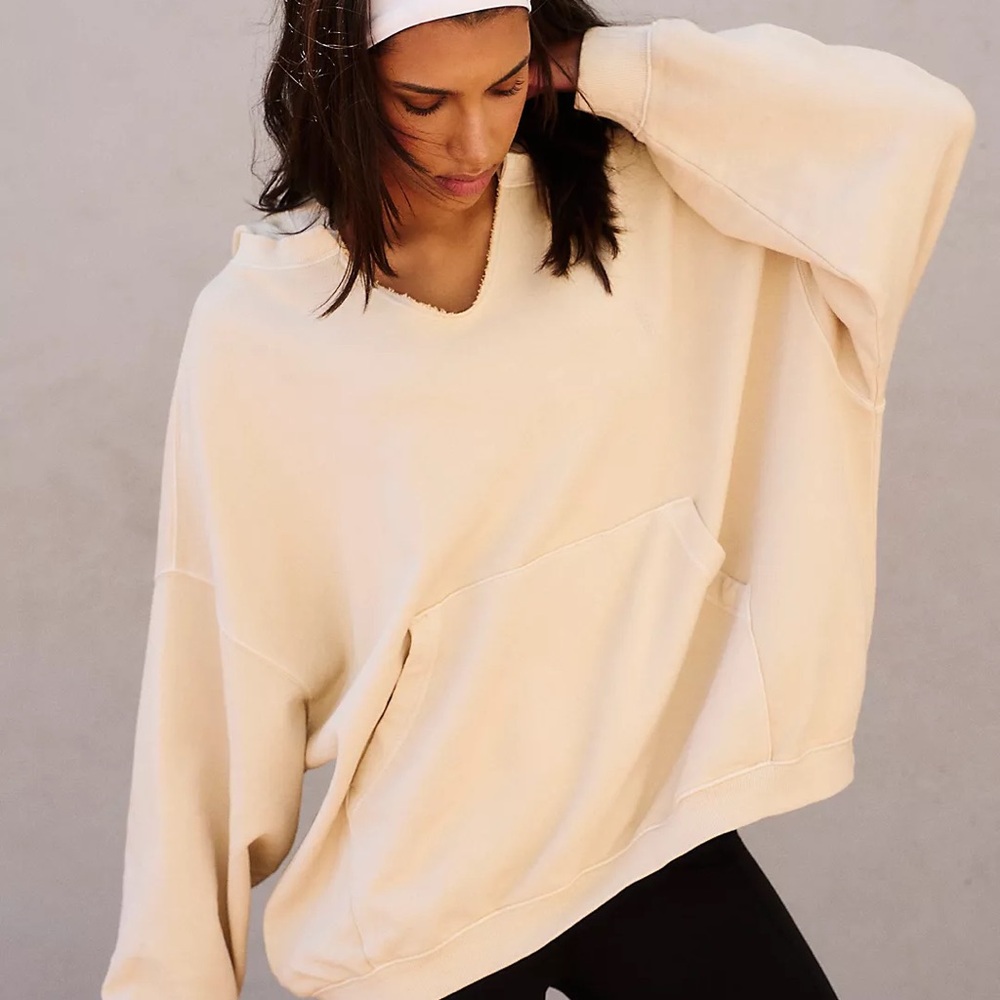 Free People Best Of Hoodie Oatmilk